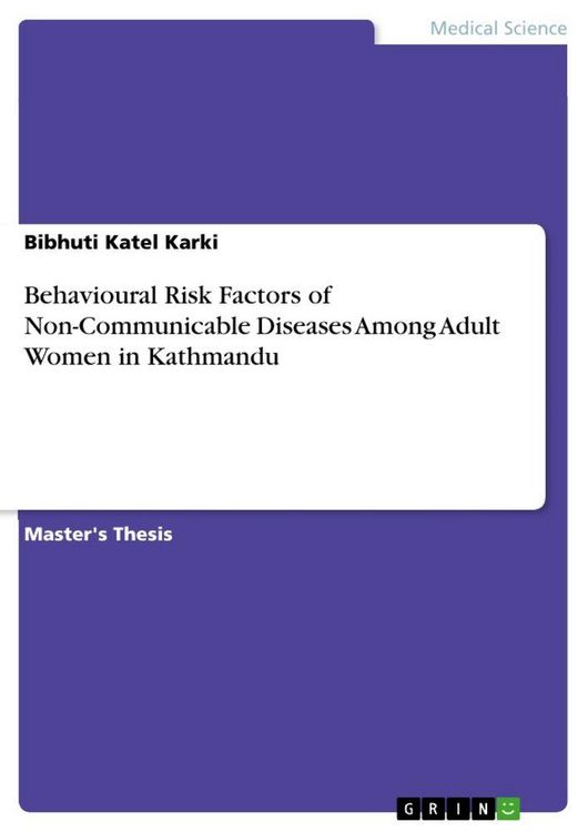 Produktbild: Behavioural Risk Factors of Non-Communicable Diseases Among Adult Women in Kathmandu
