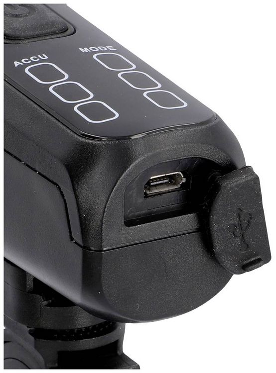 Produktbild: FISCHER FAHRRAD Fahrradbeleuchtung Set TWIN-60/30/15 LED Schwarz