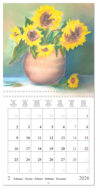 Produktbild: Oasis of calm - Finding silence in painted still life (Wall Calendar 2026 12 &times; 12 Inch) CALVENDO 12 Month Wall Calendar