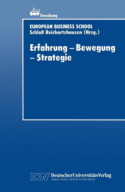 Produktbild: Erfahrung - Bewegung - Strategie