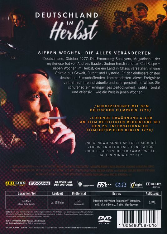 Produktbild: Deutschland im Herbst - Digital Remastered [SE]