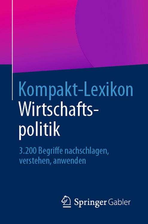Produktbild: Kompakt-Lexikon Wirtschaftspolitik