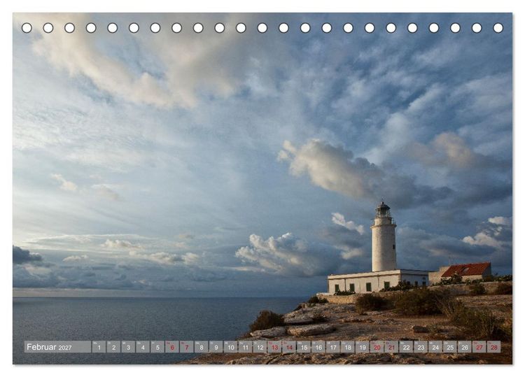 Produktbild: Balearen - Mallorca, Menorca, Ibiza und Formentera (Tischkalender 2027 DIN A5 quer), CALVENDO Monatskalender