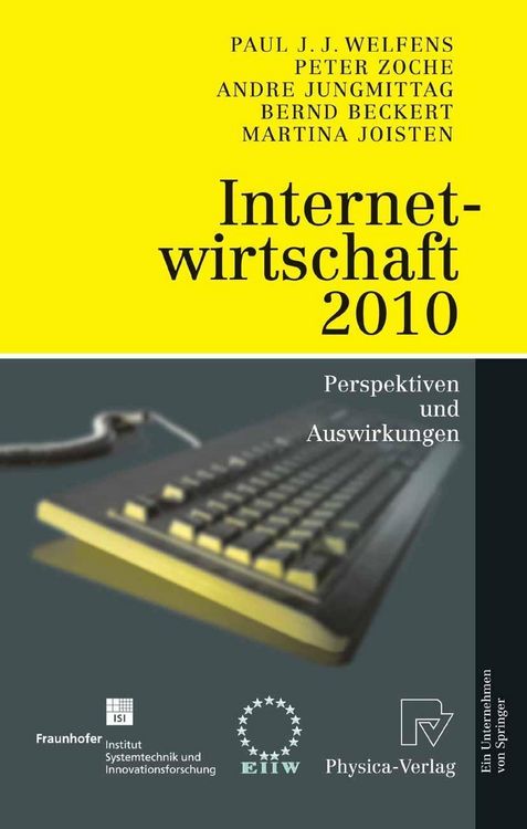 Produktbild: Internetwirtschaft 2010