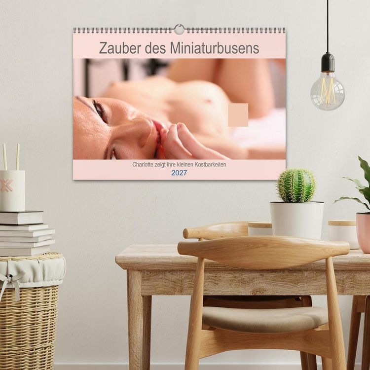 Produktbild: Zauber des Miniaturbusens - Charlotte zeigt ihre Kostbarkeiten (Wandkalender 2027 DIN A3 quer), CALVENDO Monatskalender