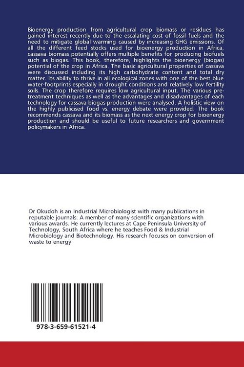 Produktbild: Biogas Production in Africa: Benefit Potentials of Cassava Biomass