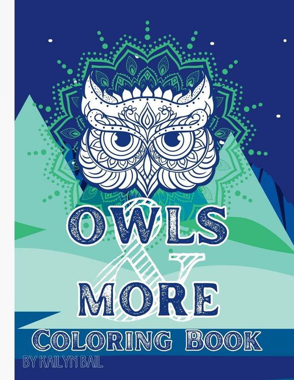 Produktbild: Owls and More Coloring Book