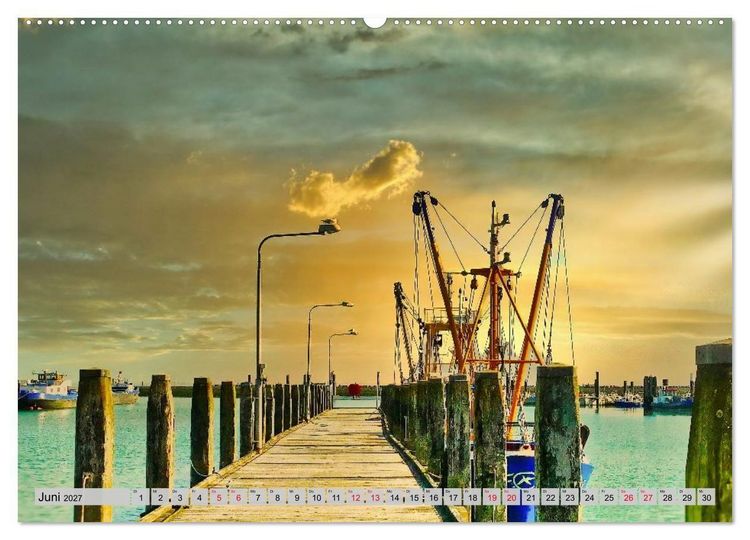 Produktbild: Holland, wo die Seele baden geht (hochwertiger Premium Wandkalender 2027 DIN A2 quer), Kunstdruck in Hochglanz