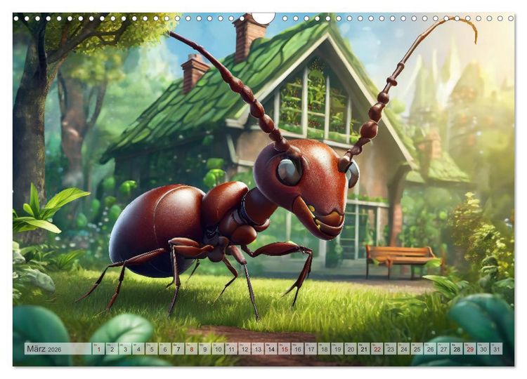 Produktbild: Mumpitz f&uuml;r Schlauf&uuml;chse (Wandkalender 2026 DIN A3 quer), CALVENDO Monatskalender