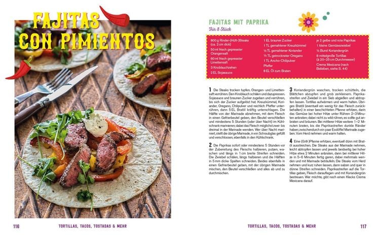 Produktbild: Fiesta &ndash; Das Mexiko-Kochbuch &ndash; mit edler Ausstattung und Farbschnitt