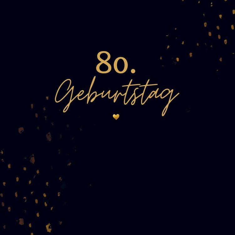 Produktbild: 80. Geburtstag- G&auml;stebuch Blanko