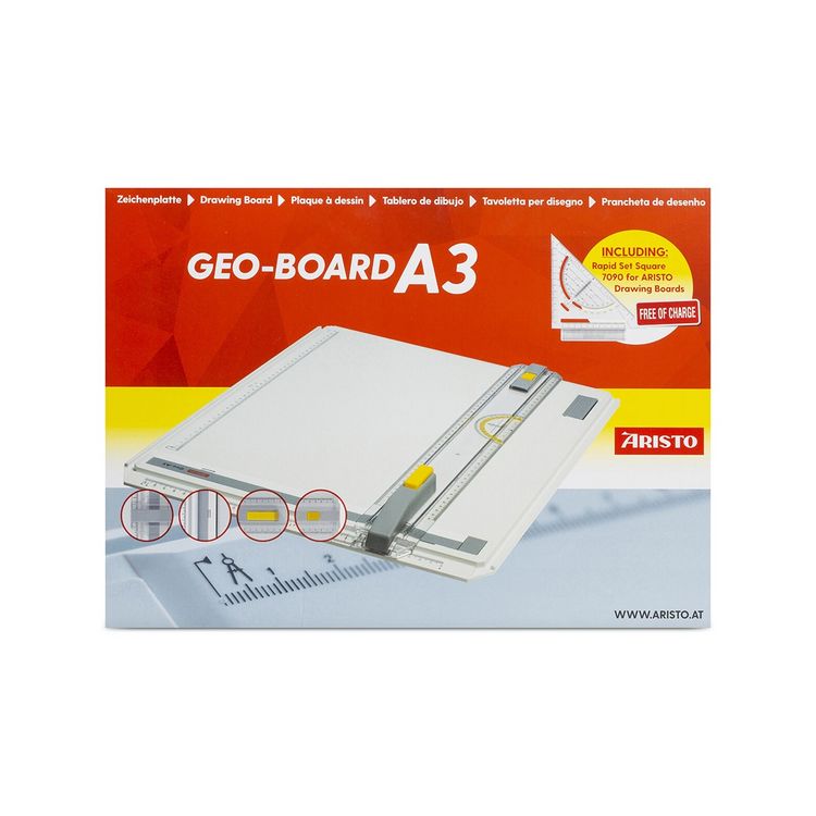 Produktbild: ARISTO Geo Board Zeichenplatte A3 Schnellzeichendreieck