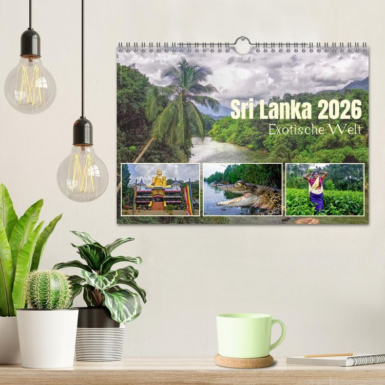 Produktbild: Sri Lanka 2026 &ndash; Exotische Welt (Wandkalender 2026 DIN A4 quer), CALVENDO Monatskalender