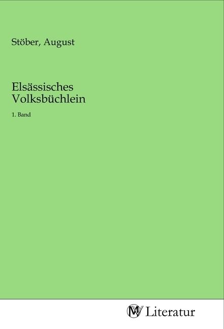 Produktbild: Els&auml;ssisches Volksb&uuml;chlein