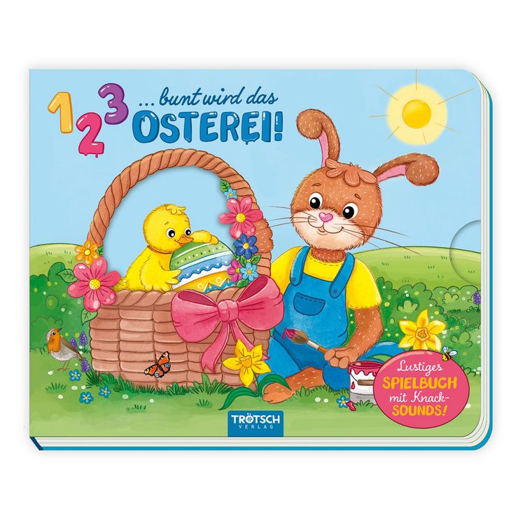 Produktbild: TR&Ouml;TSCH - 1 2 3 bunt wird das Osterei Spielbuch mit Knack-Sounds