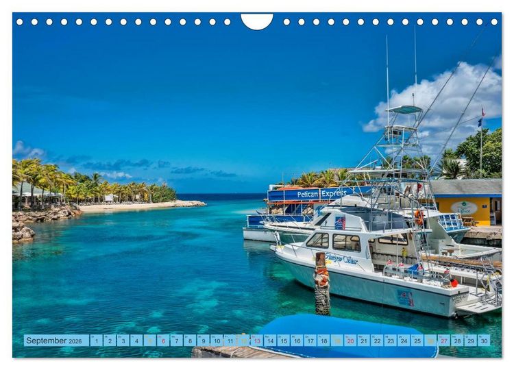 Produktbild: Cura&ccedil;ao - bunte Insel in der Karibik (Wandkalender 2026 DIN A4 quer), CALVENDO Monatskalender