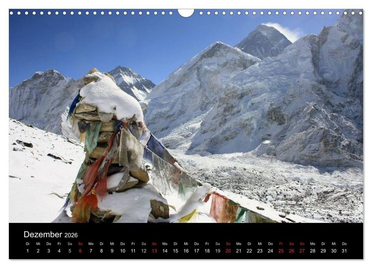 Produktbild: Die sch&ouml;nsten Berge des Khumbu Himal (Wandkalender 2026 DIN A3 quer), CALVENDO Monatskalender