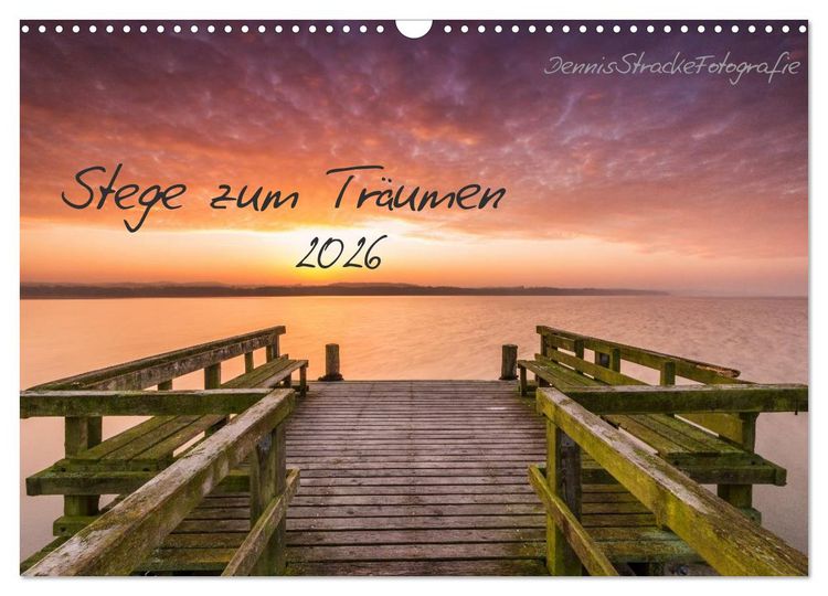 Produktbild: Stege zum Tr&auml;umen (Wandkalender 2026 DIN A3 quer), CALVENDO Monatskalender