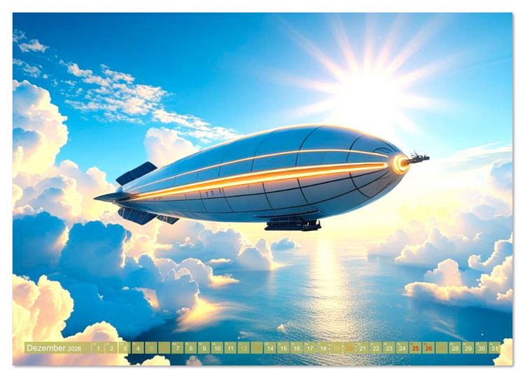 Produktbild: Wind in Bewegung (hochwertiger Premium Wandkalender 2026 DIN A2 quer), Kunstdruck in Hochglanz