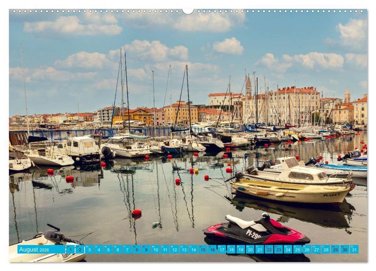 Produktbild: Piran - Slowenische Perle an der Adriak&uuml;ste (Wandkalender 2026 DIN A2 quer), CALVENDO Monatskalender