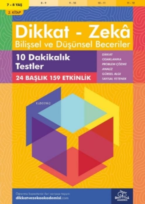 Produktbild: 7-8 Yas Dikkat - Zeka Bilissel ve D&uuml;s&uuml;nsel Beceriler