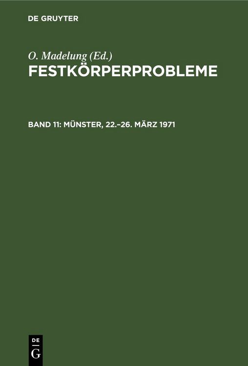Produktbild: M&uuml;nster, 22.&ndash;26. M&auml;rz 1971