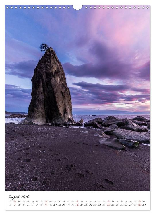 Produktbild: Weltnaturerbe Olympic National Park (Wandkalender 2026 DIN A3 hoch), CALVENDO Monatskalender