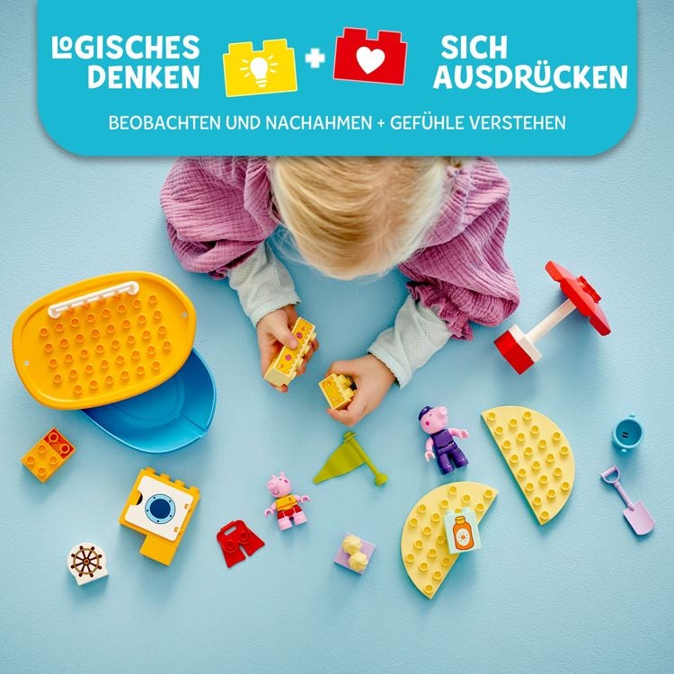 LEGO DUPLO 10432 Peppas Bootsausflug: Spielzeugboot, ab 2 Jahren