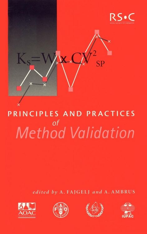 Produktbild: Principles and Practices of Method Validation