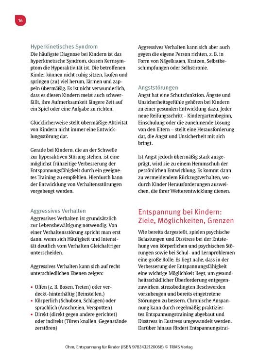 Produktbild: Entspannung f&uuml;r Kinder