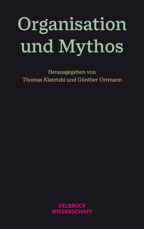 Produktbild: Organisation und Mythos