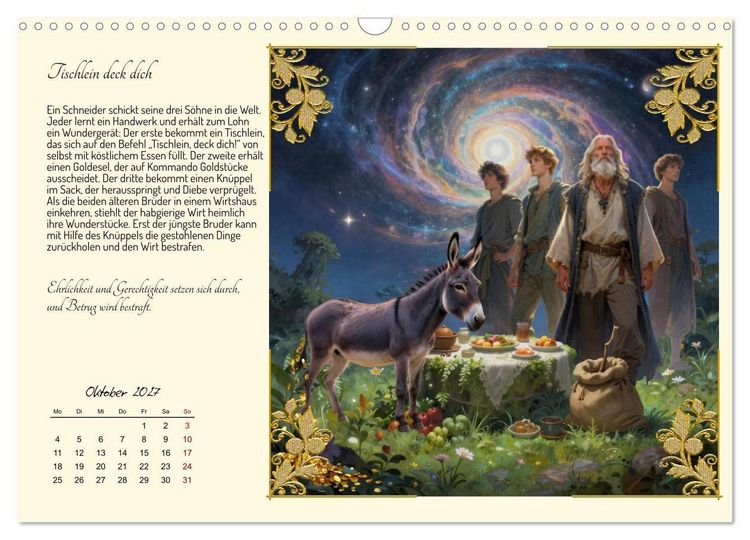 Produktbild: Die sch&ouml;nsten M&auml;rchen (Wandkalender 2027 DIN A3 quer), CALVENDO Monatskalender