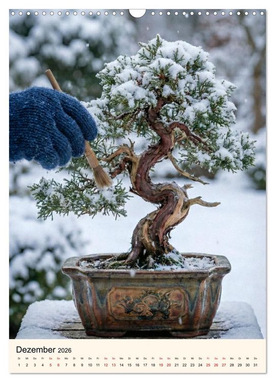 Produktbild: Spirit of Bonsai &ndash; Japanische Meisterwerke 2026 (Wandkalender 2026 DIN A3 hoch), CALVENDO Monatskalender