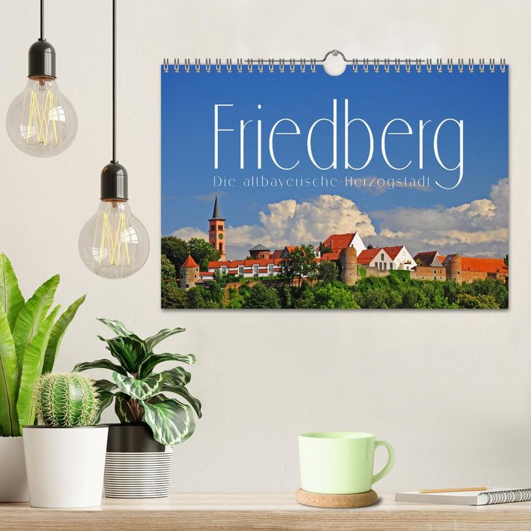 Produktbild: Friedberg. Die altbayerische Herzogstadt (Wandkalender 2026 DIN A4 quer), CALVENDO Monatskalender