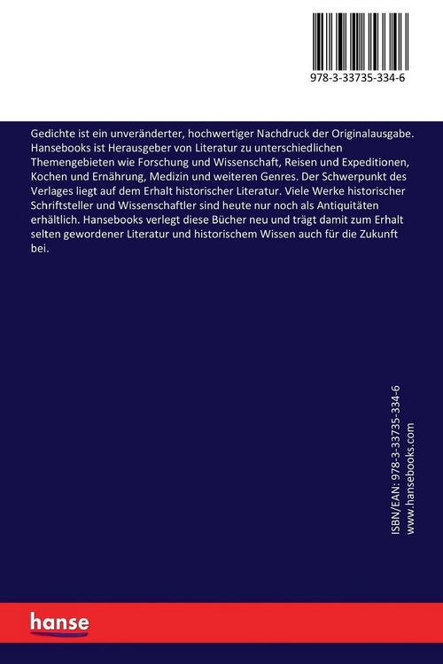 Produktbild: Gedichte