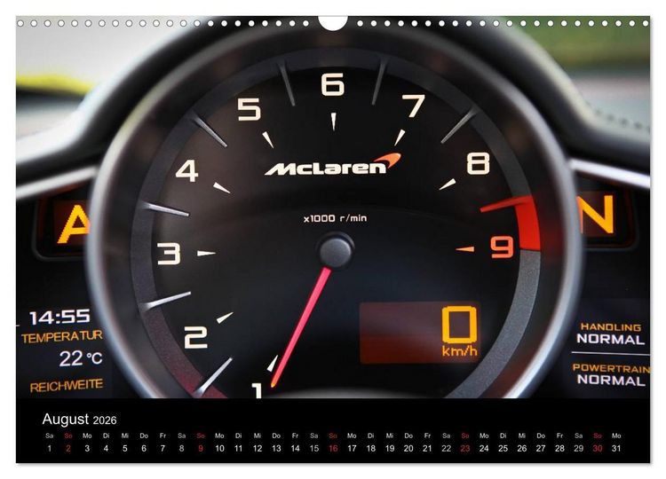 Produktbild: McLaren MP4-12C Spider (Wandkalender 2026 DIN A3 quer), CALVENDO Monatskalender