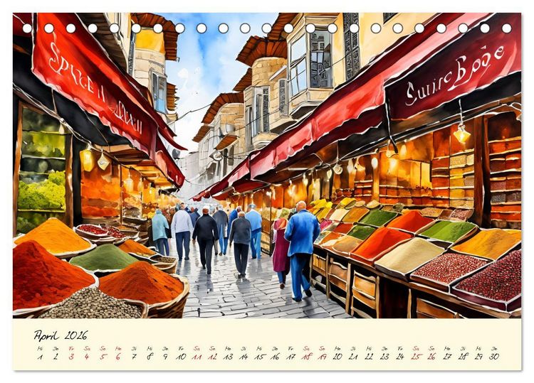 Produktbild: T&uuml;rkei - Land auf zwei Kontinenten (Tischkalender 2026 DIN A5 quer), CALVENDO Monatskalender