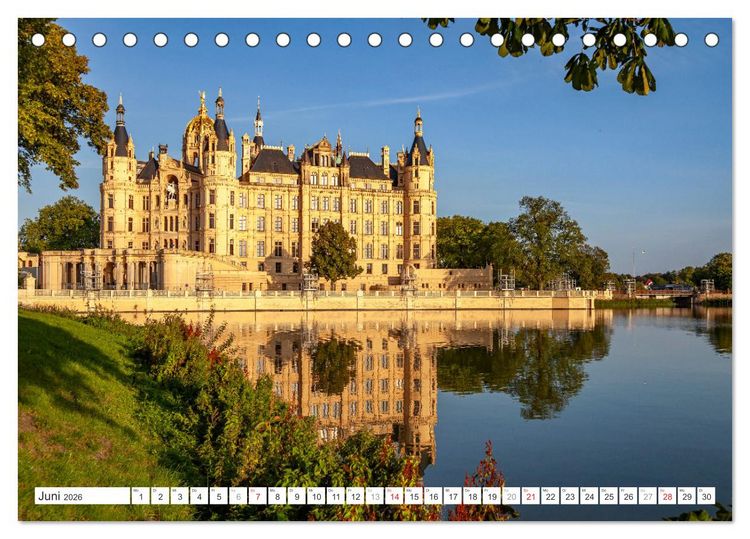 Produktbild: Deutsche Bundesl&auml;nder - Mecklenburg-Vorpommern (Tischkalender 2026 DIN A5 quer), CALVENDO Monatskalender