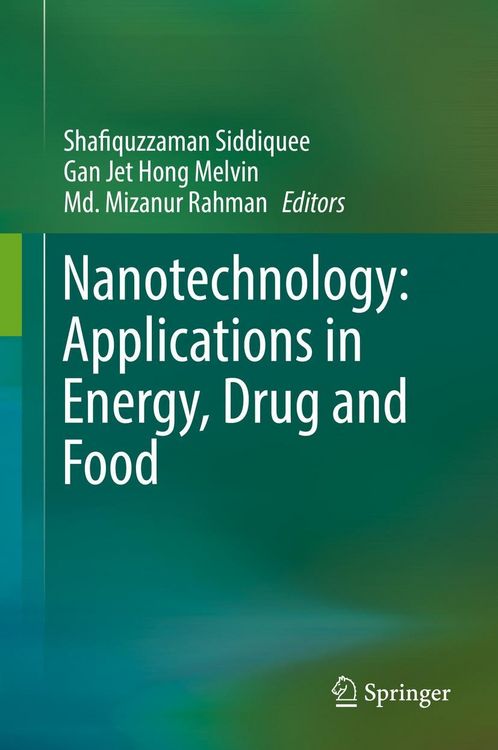 Produktbild: Nanotechnology: Applications in Energy, Drug and Food