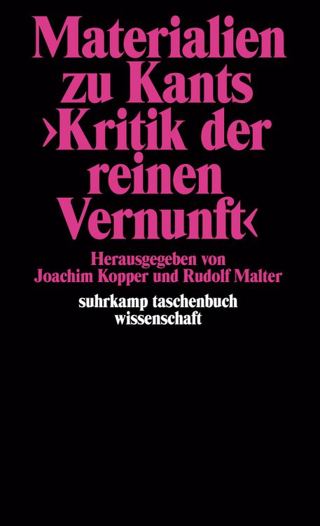 Produktbild: Materialien zu Kants &raquo;Kritik der reinen Vernunft&laquo;
