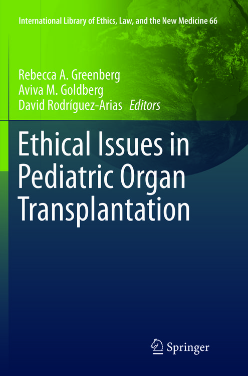 Produktbild: Ethical Issues in Pediatric Organ Transplantation