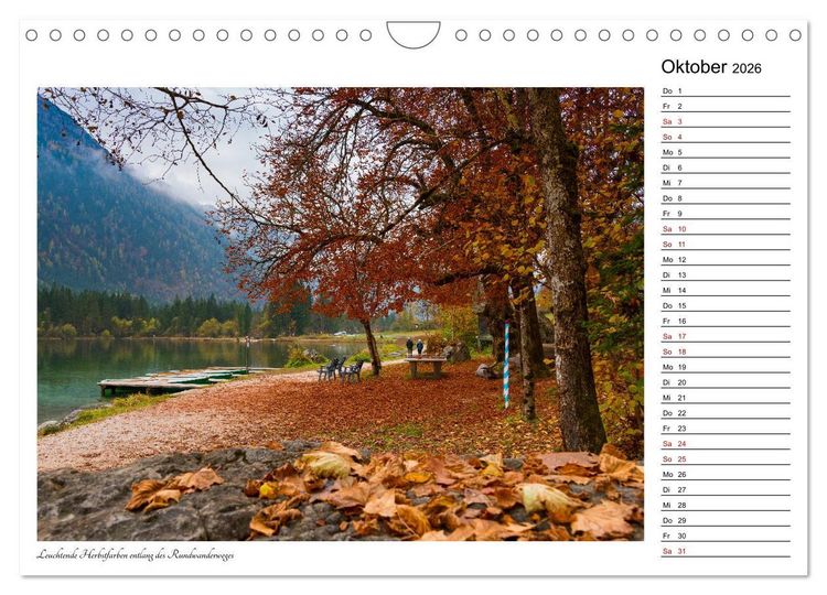 Produktbild: Rund um den Hintersee und Zauberwald (Wandkalender 2026 DIN A4 quer), CALVENDO Monatskalender
