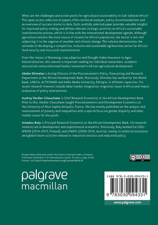 Produktbild: Building a Resilient and Sustainable Agriculture in Sub-Saharan Africa