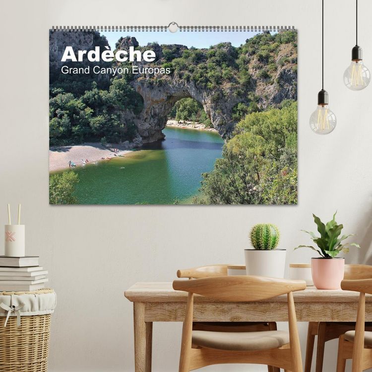Produktbild: Ard&egrave;che, Grand Canyon Europas (Wandkalender 2026 DIN A2 quer), CALVENDO Monatskalender
