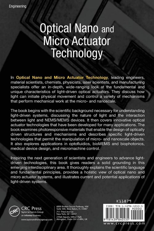 Produktbild: Optical Nano and Micro Actuator Technology