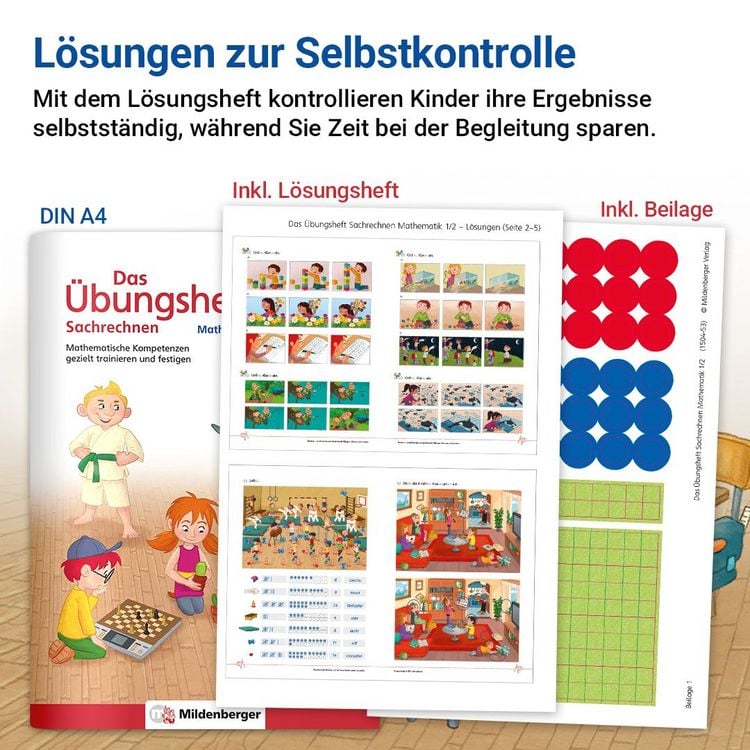 Produktbild: Das &Uuml;bungsheft Sachrechnen Mathematik 1/2