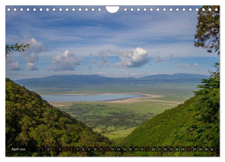 Produktbild: Abenteuer Tansania, Afrika (Wandkalender 2026 DIN A4 quer), CALVENDO Monatskalender