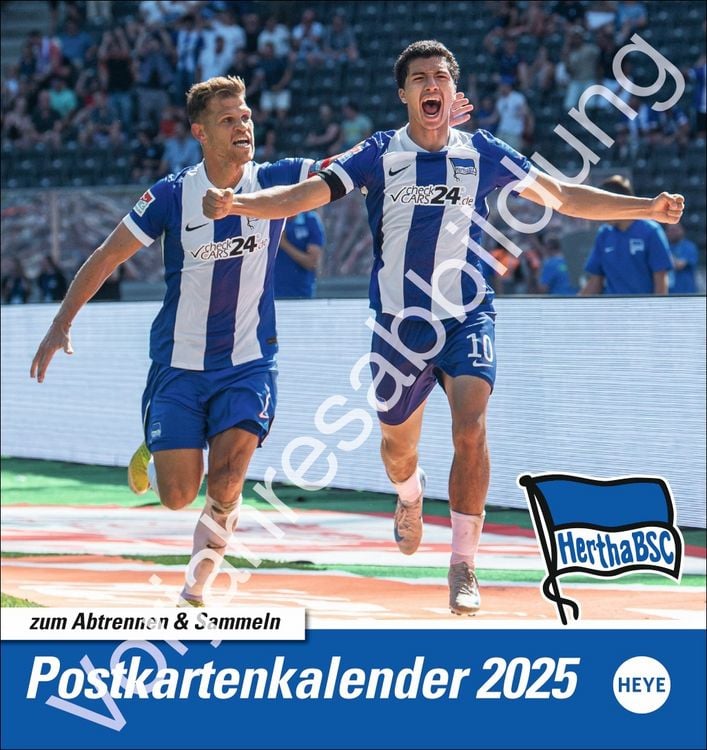 Produktbild: Hertha BSC Postkartenkalender 2026