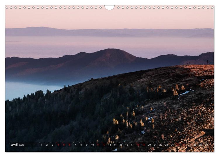 Produktbild: Lumi&egrave;res des Vosges (Calendrier mural 2026 DIN A3 vertical), CALVENDO calendrier mensuel