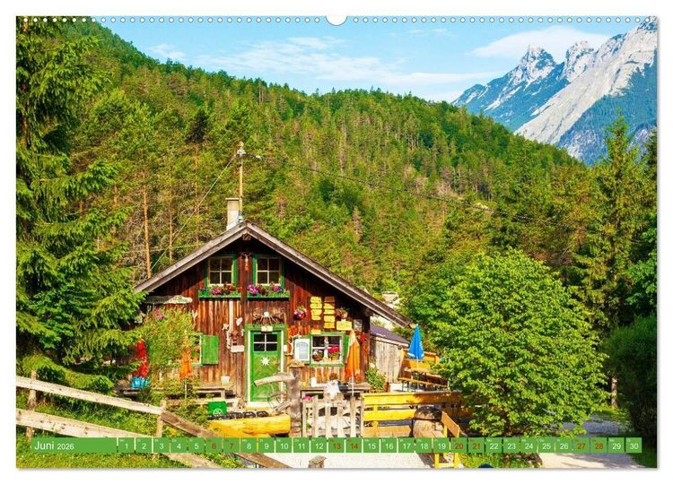 Produktbild: Almen im Westlichen Karwendelgebirge (hochwertiger Premium Wandkalender 2026 DIN A2 quer), Kunstdruck in Hochglanz